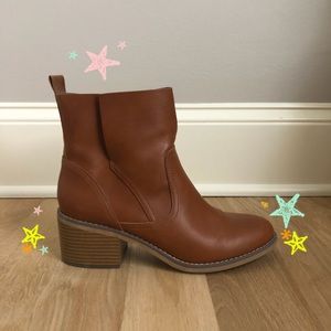 Tan Booties